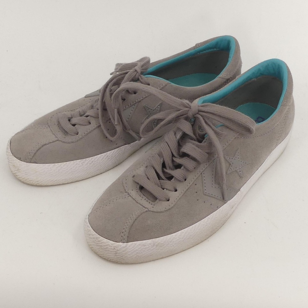 Converse Breakpoint‎ Cons Ox Suede Low Top Shoes Gray Women's 8.5